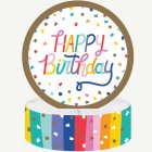 Konfetti Happy Birthday Hunajakennokoriste