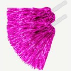 Metallinhohtoiset Cheerleader Pompomit Pinkki