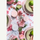 Floral Ruusuköynnös Vaaleanpunainen