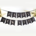 Happy New Year Viirinauha Musta/Kulta