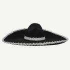 Juanito-sombrero musta