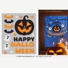 Happy Halloween -ikkunakoriste
