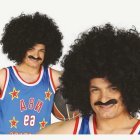 Koripallo Afro Peruukki Musta