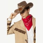 Cowboy-hattu höyhenillä