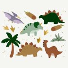 Dinosaurus Siirtotatuoinnit