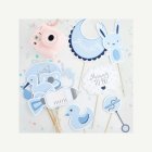 Babyshower valokuvausrekvisiitta sininen