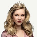 Prinsessa Tiara Metalli Ruusukulta