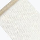 Raidallinen Organza-Kangasrulla, Valkoinen/Kulta