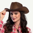 Rodeo Cowboy Hattu Ruskea