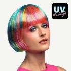 Neon UV Peruukki Monivärinen