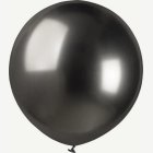 Pyöreät Kromi Ilmapallot Space Grey