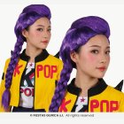 K-Pop lettiperuukki, violetti
