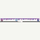 K-POP Demon Hunters® Happy Birthday Paperibanneri Violetti