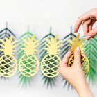 Ananas Koristenauha Kulta