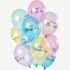 Ilmapallot Happy Birthday Pastelli