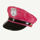 Neonpinkki poliisihattu