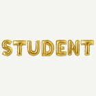 Kultaiset Student-foliopallot