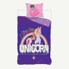 Unicorn Academy® Puuvillaiset Pussilakanasetti