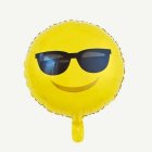 Emoji Aurinkolaseilla Pyöreä Folioilmapallo