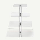 Akryyli Neliö Kakkutarjotin 4 tasoa