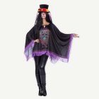Violetti Kuolleiden Päivän Poncho