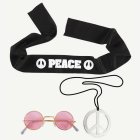 Peace hippi-asustesetti