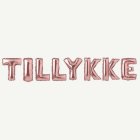 Tillykke Folioilmapallot Ruusukulta