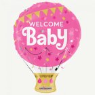 Kuumailmapallo Welcome Baby Foliopallo