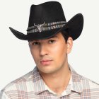 Django Cowboy Hattu Musta