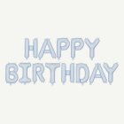 Happy Birthday Foliopallot Vaaleansininen