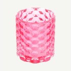 Fasettihiottu Lasi Tuikkukuppi Pinkki