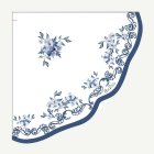 Elegantit Sinikukkaiset Cocktailservietit