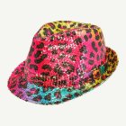 Leopardikuvioinen Fedora Hattu