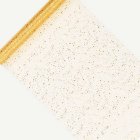 Kultainen glitter organza-kaitaliina