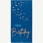 Happy Birthday siniset servetit