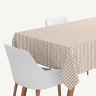 Ruudullinen Paperipöytäliina Beige/Valkoinen