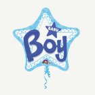 Baby Boy -tähtifoliopallo