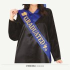 Graduated Opiskelija Olkanauha Sininen