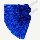 Metallinhohtoiset Cheerleader Pompomit Sininen