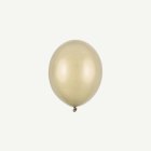 Metallinhohtoiset Mini Lateksi-ilmapallot Cold Gold