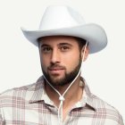 Rodeo Cowboy Hattu Valkoinen