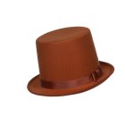 Gentleman Fedora Ruskea