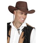 Ruskea cowboy-hattu