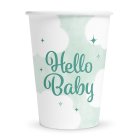 Hello Baby Pahvimuki Mintunvihreä/Valkoinen