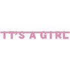 It's a Girl Banneri Vaaleanpunainen