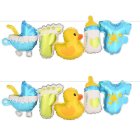 Babyshower Foliopallonauha Sininen