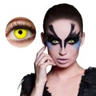 Keltaiset Halloween Piilolinssit