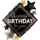Happy BirthdayTähtifoliopallo