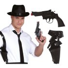 Gangsteri Leikki pyssy Olkakotelolla