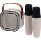 Bluetooth Karaokekaiutin Mikrofoneilla